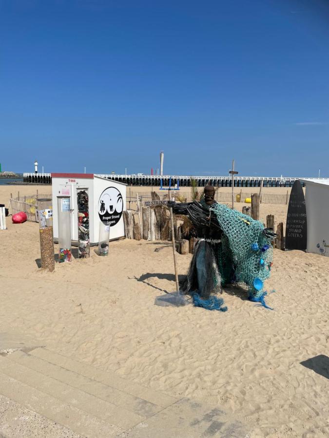 Gezellige Studio 1 Slaapkamer, 3Pers,Strand,Zee 50M Oostende Exteriör bild